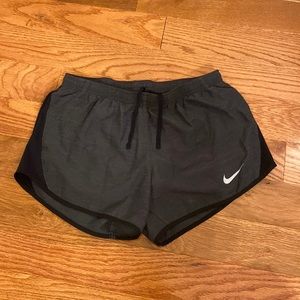 Women’s Nike Grey & Black Running Shorts